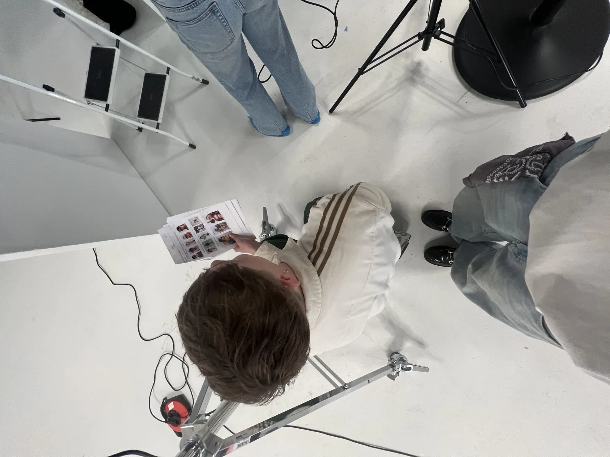 Behind the scenes