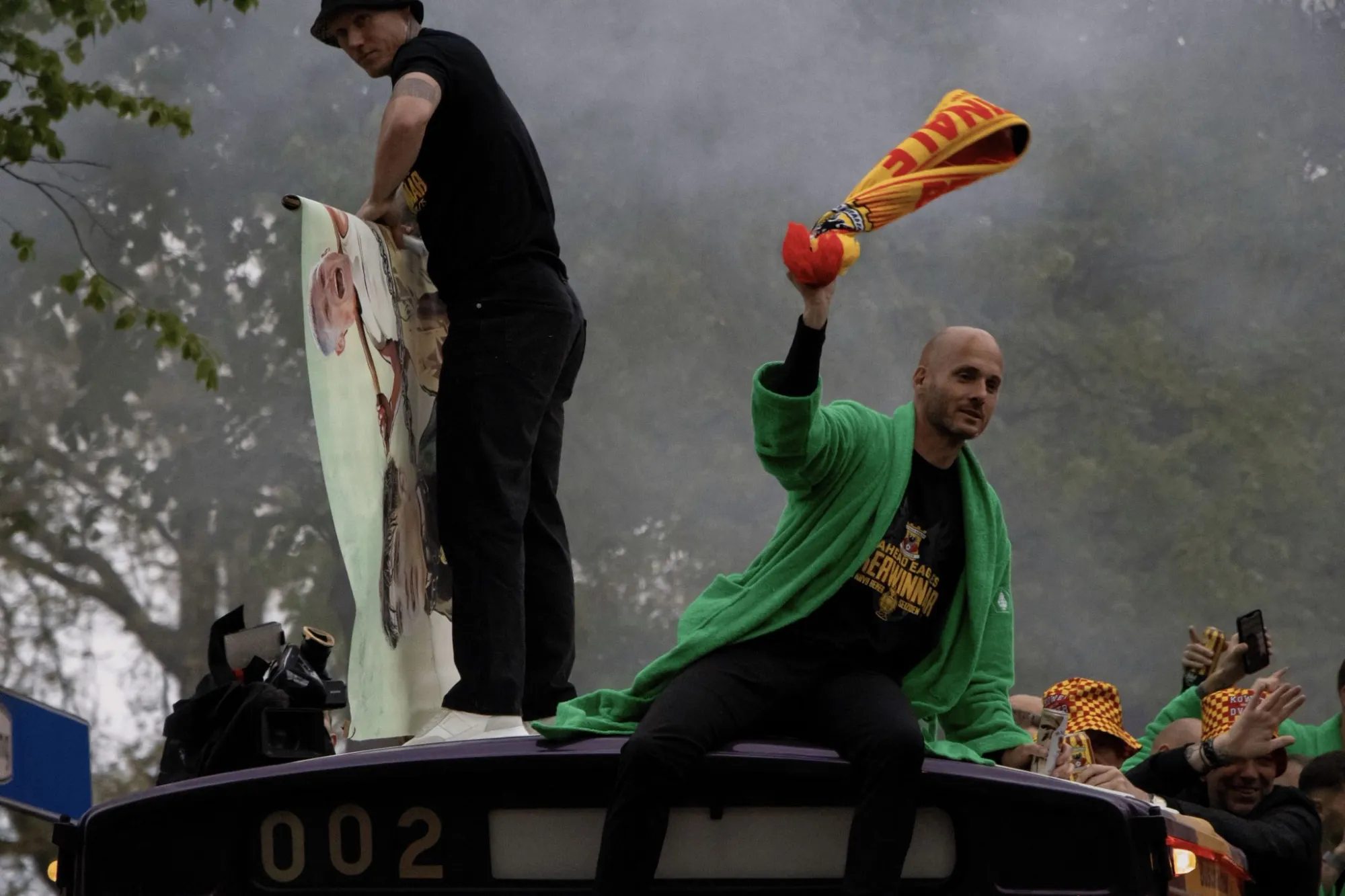 Straatfotografie huldiging Go Ahead Eagles